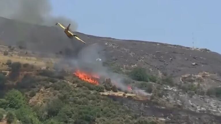 Se estrelló un avión en Grecia.