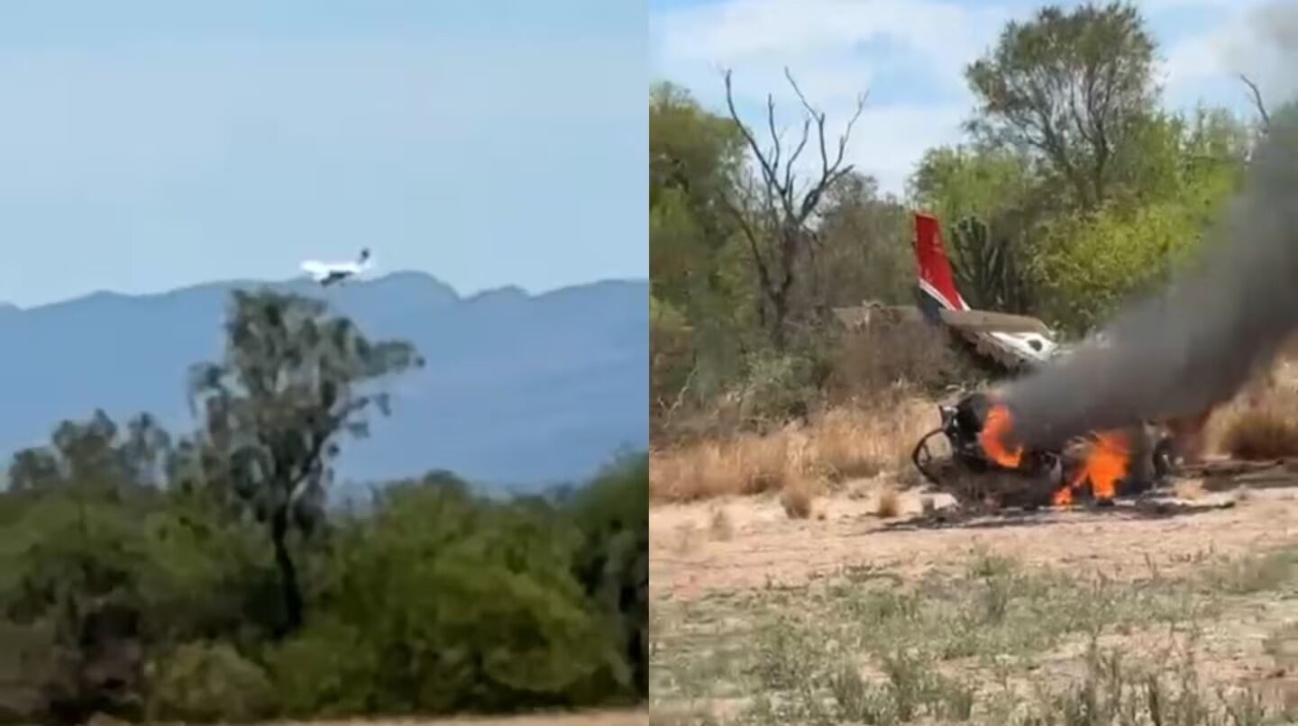 Se estrelló una avioneta narco.