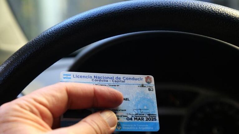 Se extendió el plazo de las licencias de conducir en Córdoba.