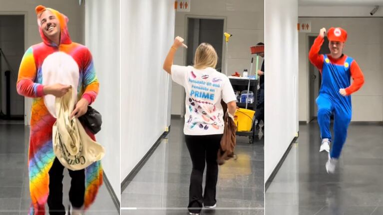 Se fueron a Brasil disfrazados por una divertida consigna y se volvieron virales: el video