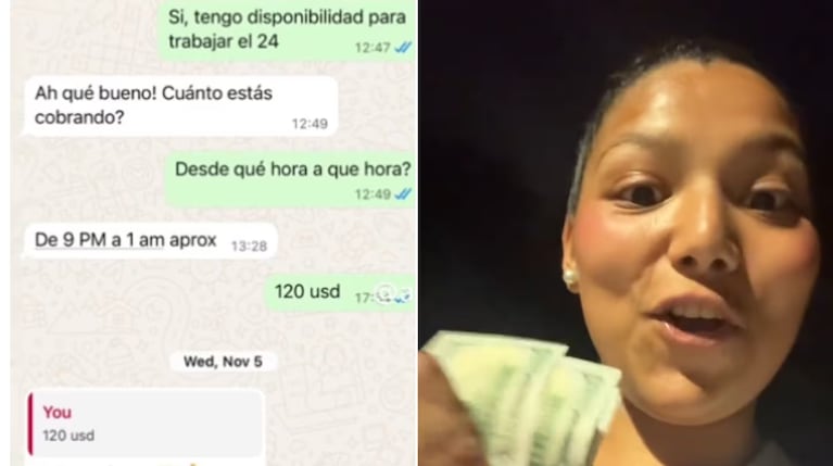 Se hizo viral por trabajar en Navidad.