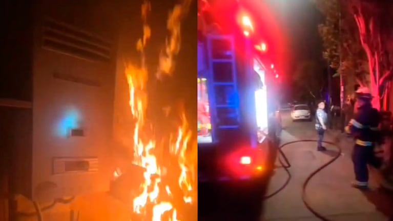 Se incendió un edificio en Córdoba.