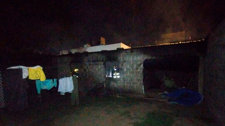 Se incendió una casa y murió un bebé.