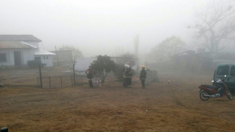 Se incendió una vivienda y murieron dos personas.