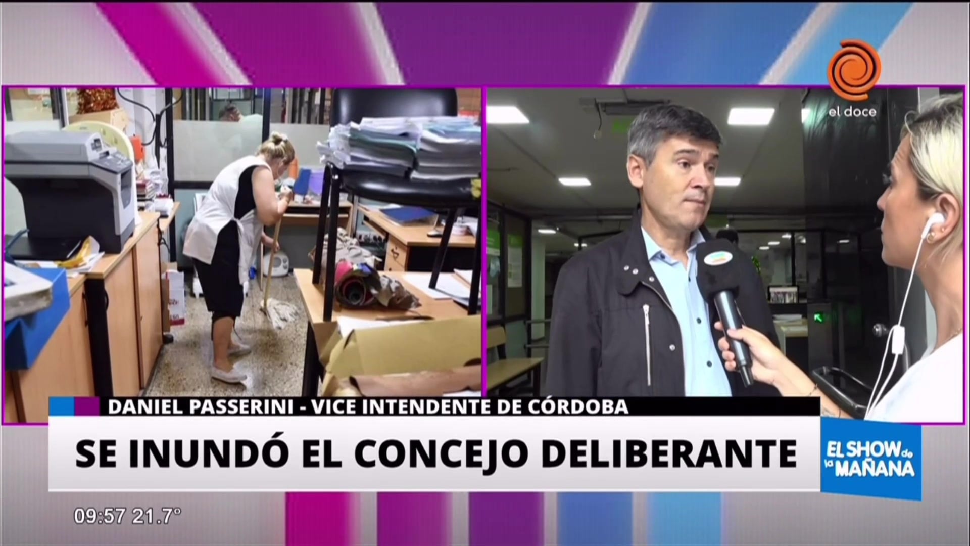 Se inundó el Concejo Deliberante