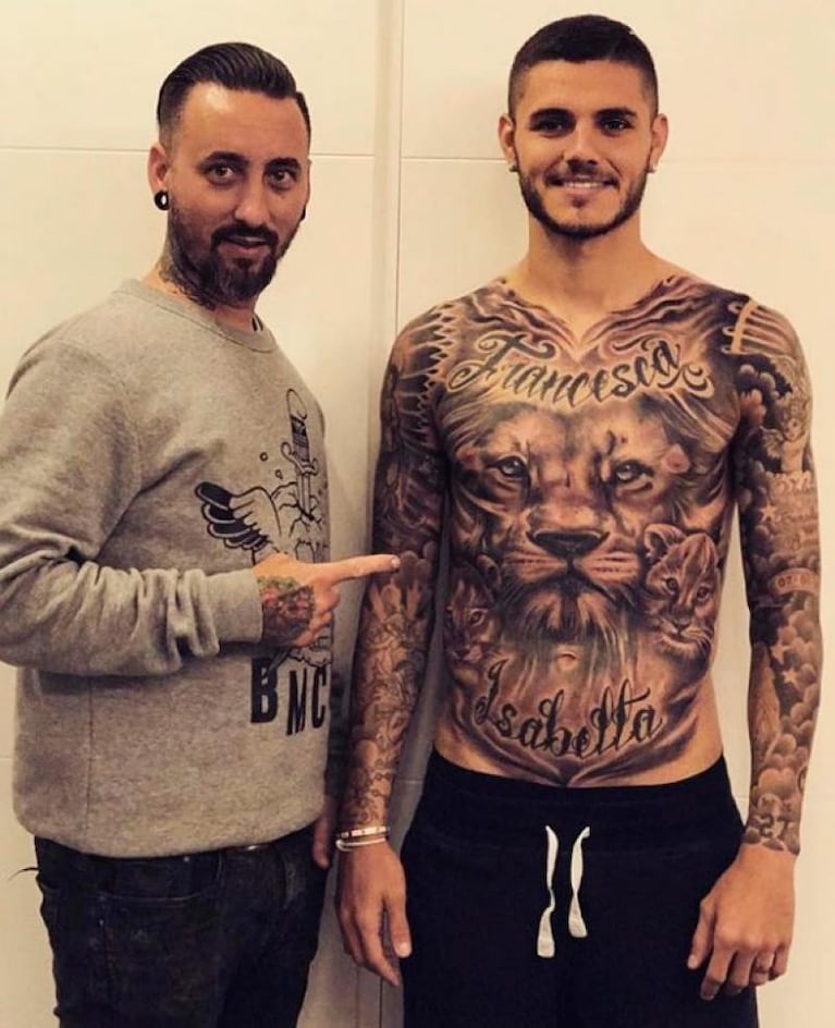 ¡Se la jugó! El nuevo tatuaje de Wanda dedicado a Icardi