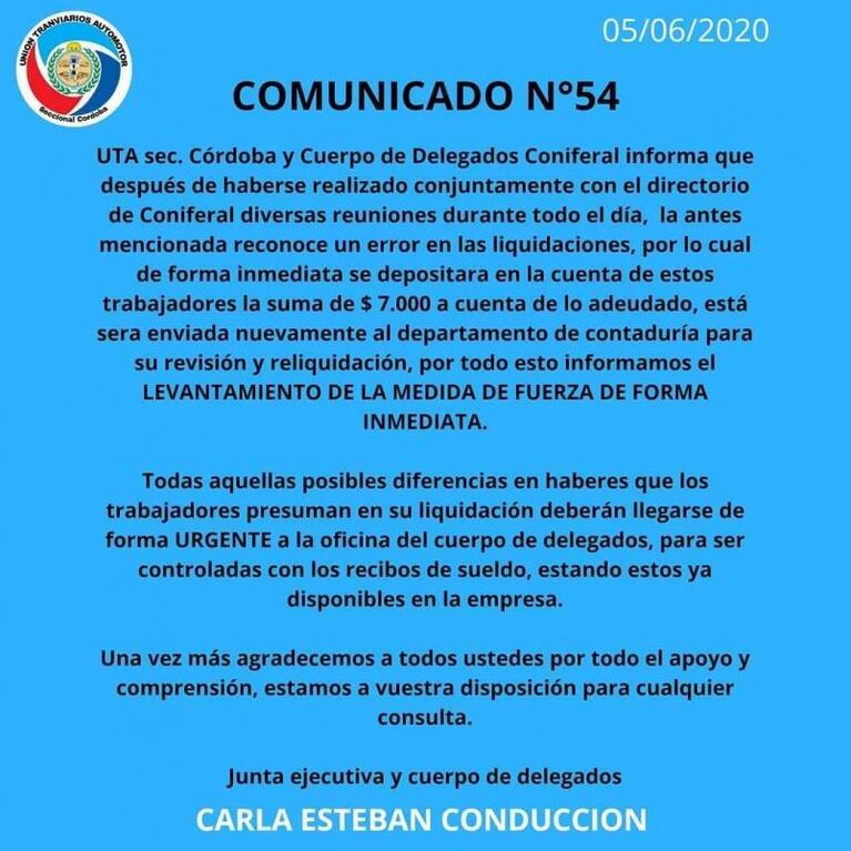 Se levantó el paro en Coniferal: funciona todo el transporte urbano