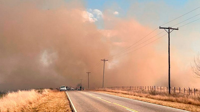 Se mantiene en extremo el riesgo de incendios. Foto: Francisco Arias / El Doce.