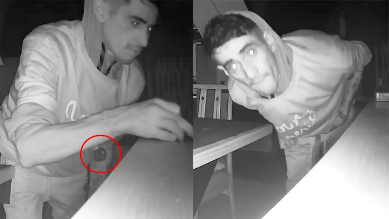 Se metió a robar a una casa de barrio Pueyrredón y quedó filmado.