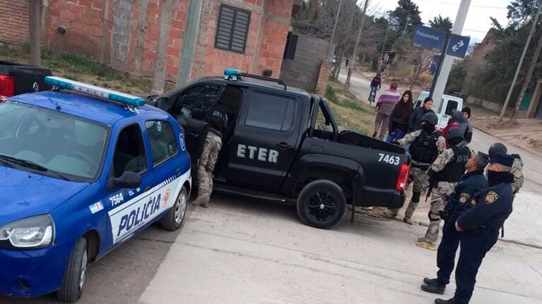 Se montó un gran operativo en la zona.