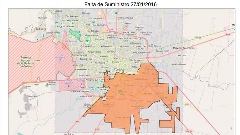 Se normaliza el suministro de agua en Córdoba