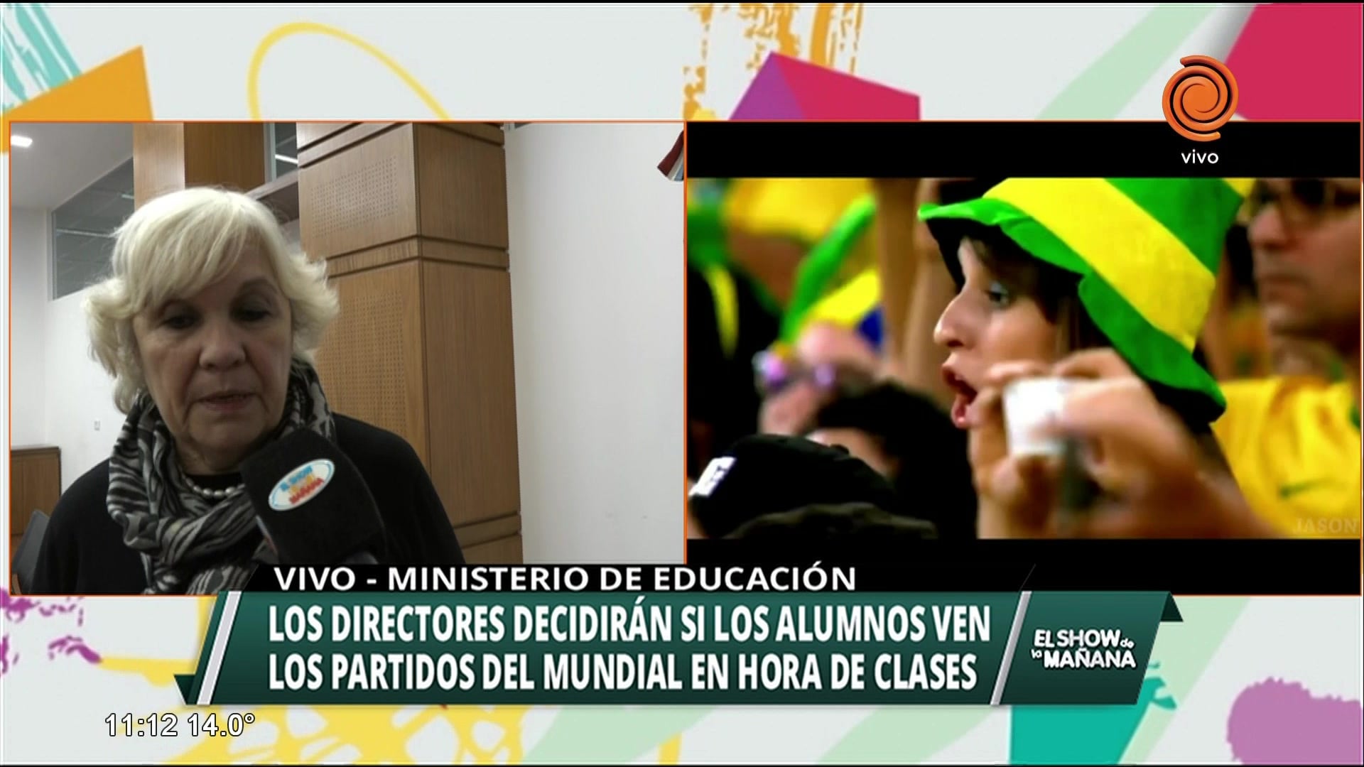 ¿Se podrá ver el mundial en horario de clases?