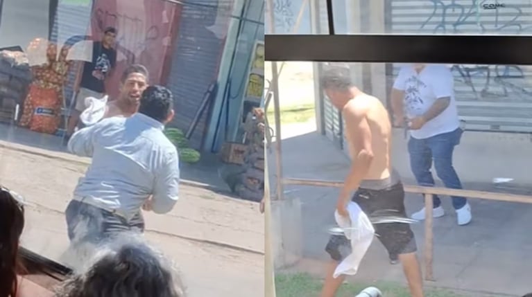 Se puso en cuero y agredió a un chofer de colectivo.