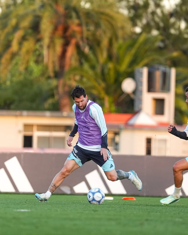“Sé que voy a extrañar”: el posteo de Messi con las fotos de su último entrenamiento en la Selección