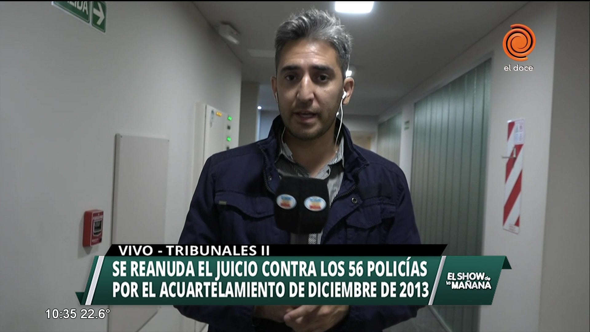 Se reanuda el juicio contra policía acuartelados