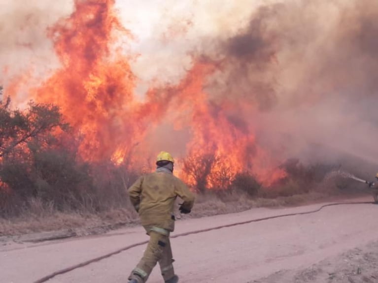 Se reiniciaron nuevos focos de incendios en Santa María de Punilla, Copina y Salsacate