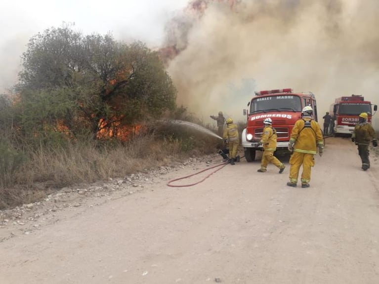 Se reiniciaron nuevos focos de incendios en Santa María de Punilla, Copina y Salsacate