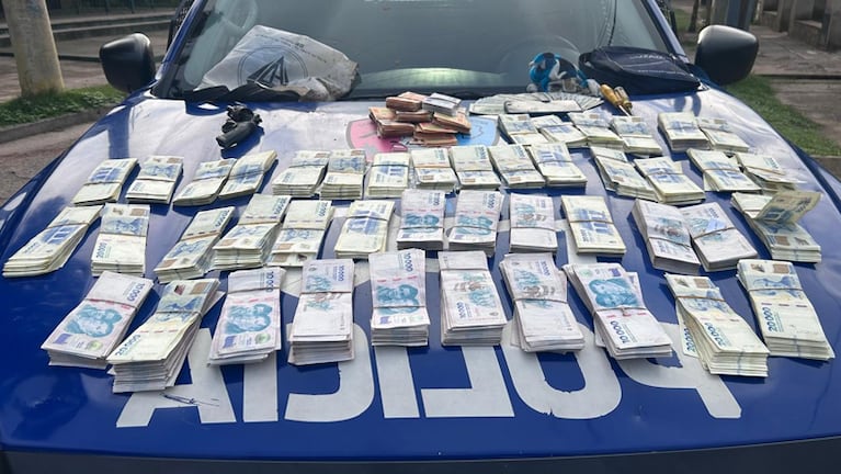 Se robaron casi $50 millones y los atraparon en barrio Sargento Cabral.