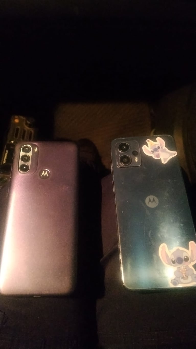 Se secuestraron dos celulares durante el operativo.