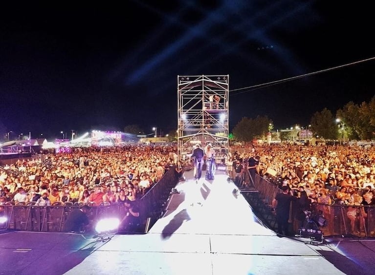 Se suspendió el cierre del Festival por condiciones climáticas.