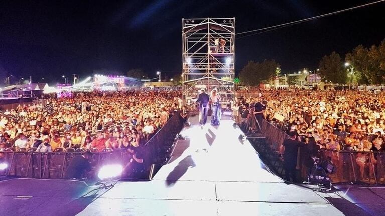 Se suspendió el cierre del Festival por condiciones climáticas.