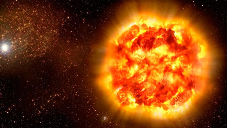 Se trata de una estrella 20 mil veces más brillante que nuestro sol. Foto: NASA