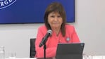 "Se usará la fuerza proporcional a la resistencia", anticipó Bullrich. 