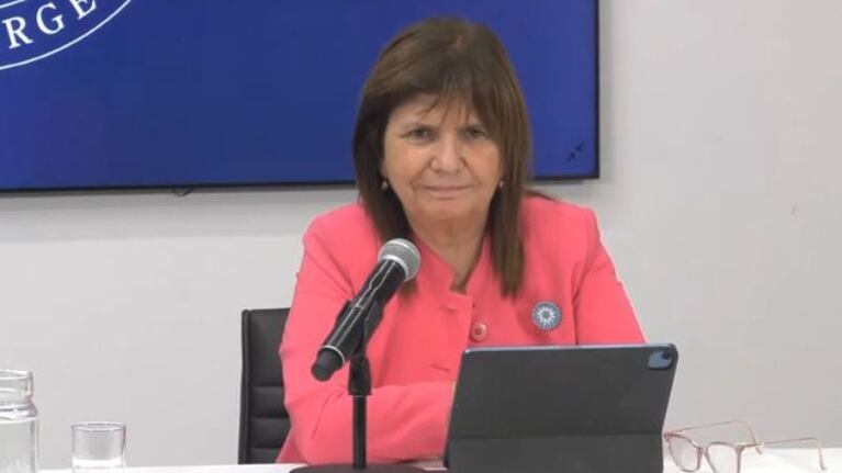 "Se usará la fuerza proporcional a la resistencia", anticipó Bullrich.