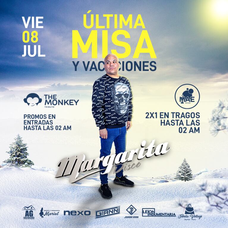 Se viene el carnaval de invierno en Margarita Disco