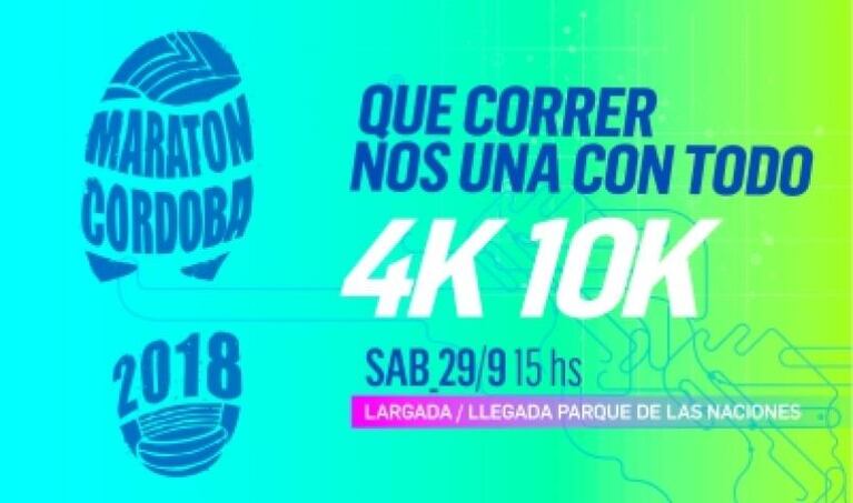 Se viene la maratón Córdoba 2018