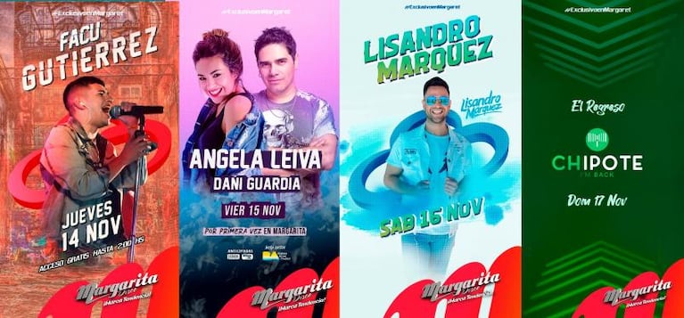 Se viene un gran finde largo a Margarita Disco