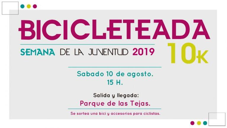 Se viene una bicicleteada en el Parque de las Tejas