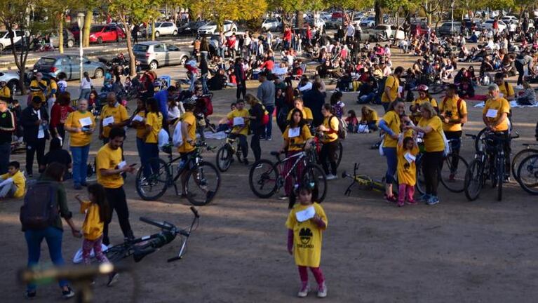 Se viene una bicicleteada en el Parque de las Tejas