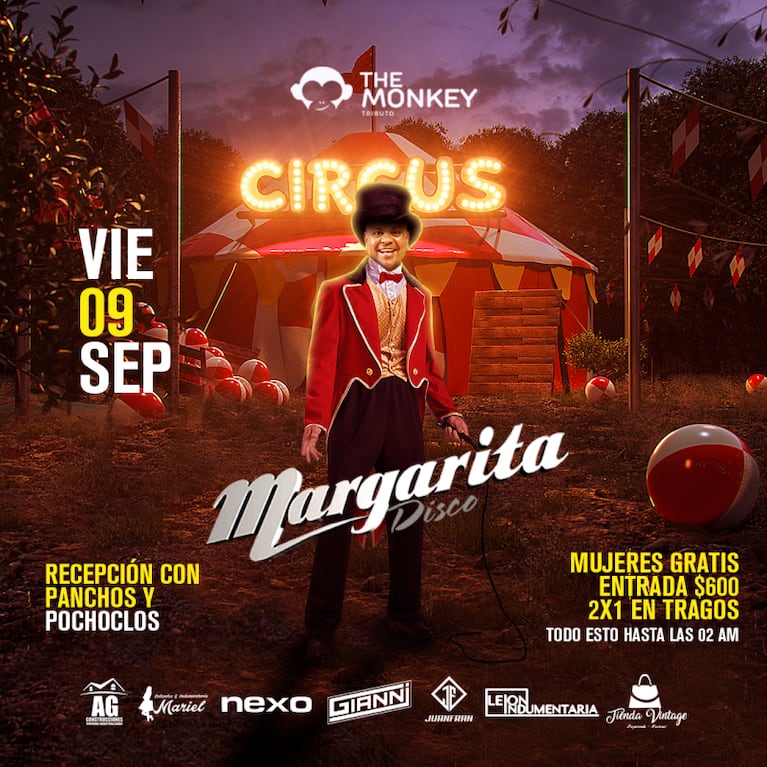 Se vienen cuatro noches circenses en Margarita Disco