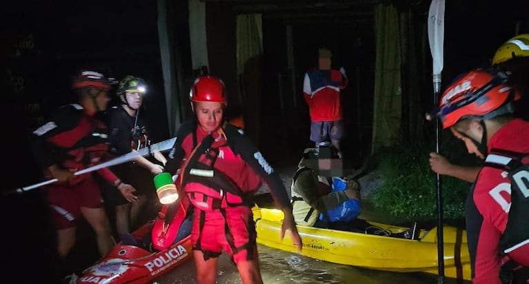 Se vivieron horas de drama en Villa Dolores y Las Tapias.