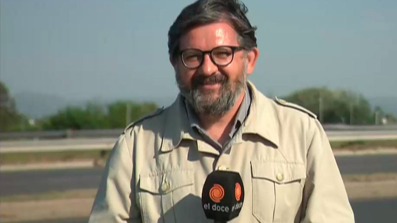 Seba Pfaffen hizo su último móvil en Arriba Córdoba, el noticiero más visto de las mañanas.