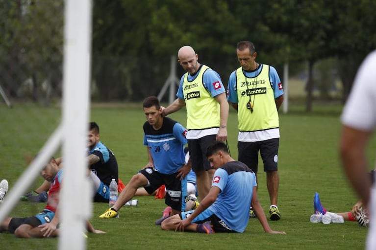 Sebastián Méndez se hizo cargo del plantel de Belgrano