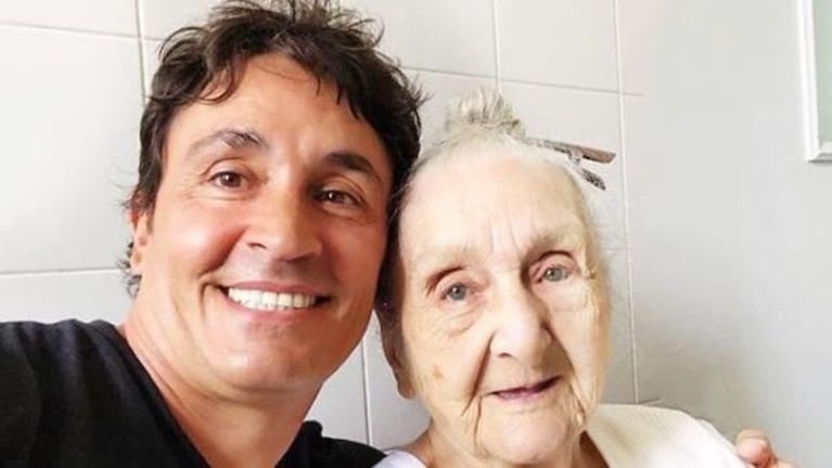 Sebatián Estevanez y su abuela de 92 años, pura ternura en Instagram.