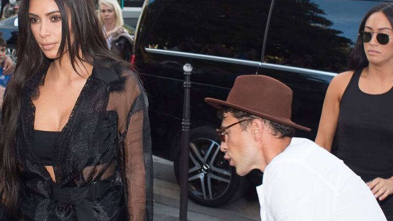 Sediuk se tiró a la cola de Kim Kardashian.