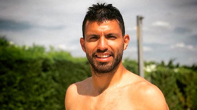 Segrio Agüero se muestra feliz y despreocupado en sus vacaciones.