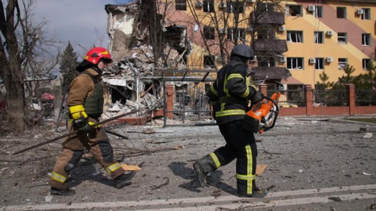 Según informó Ucrania, en la Mezquita se encontraban 80 civiles