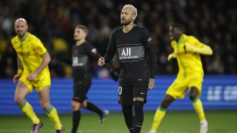 Segunda derrota parisina en la Ligue 1: el PSG perdió 3-1 contra Nantes 