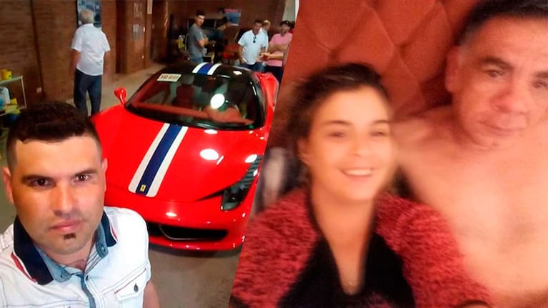 Selfie con el Ferrari y hasta dentro de la cama: las subieron a las redes y se auto escracharon.