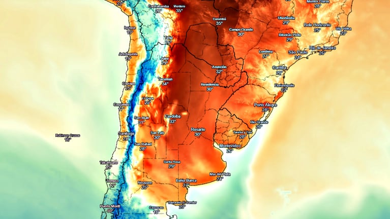 Semana de “verano” en pleno invierno: máximas de hasta 33 grados en Córdoba