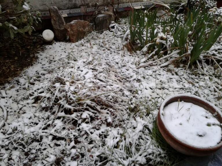 Septiembre llegó con mucha nieve a Córdoba