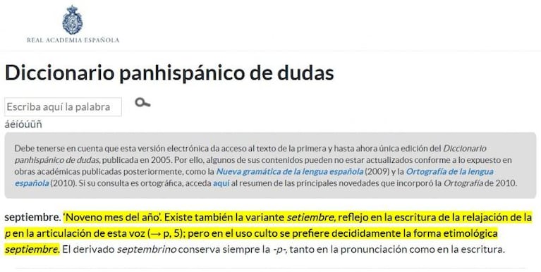 Septiembre o setiembre: cuál es la forma correcta y qué dice la RAE