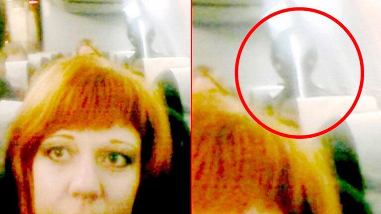 ¿Será verdad? El fantasma de un alien “se coló” en una selfie