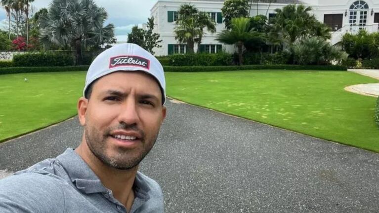 Sergio Agüero negó un accidente en moto de agua. 