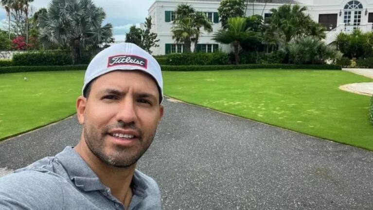 Sergio Agüero negó un accidente en moto de agua.