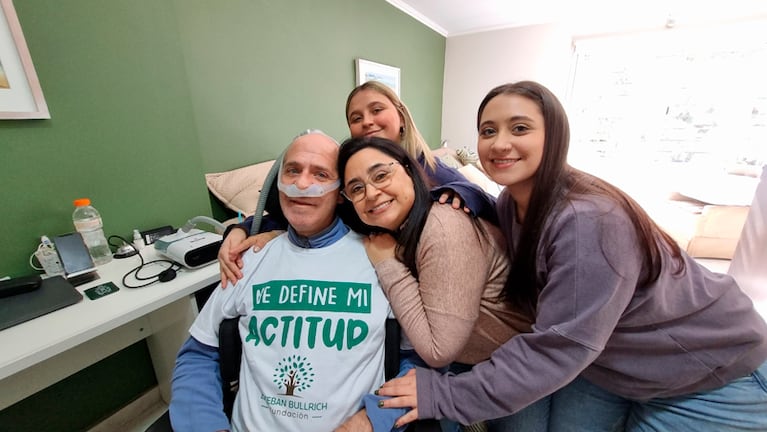 Sergio compartió con su familia como afronta la esclerosis lateral amiotrófica (ELA).